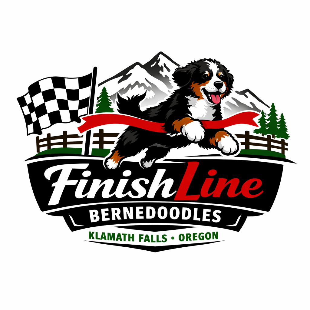 Finish Line Bernedoodles logo
